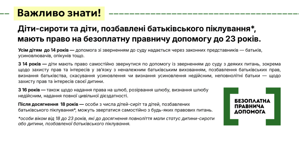 Плакат А4 Безоплатні правничі послуги дітям-1 — копия (3)